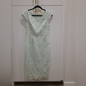 Crocheted Ted Baker Midi Dress